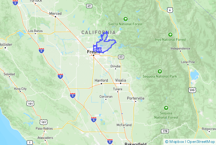 Service Area Map