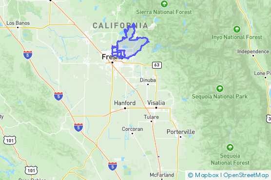Service Area Map