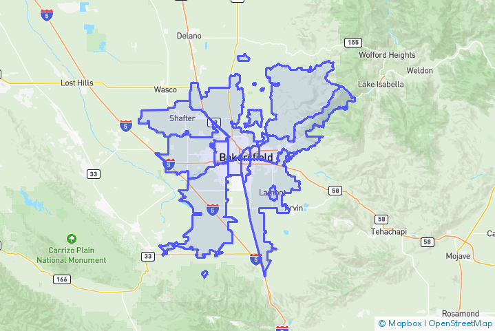 Service Area Map