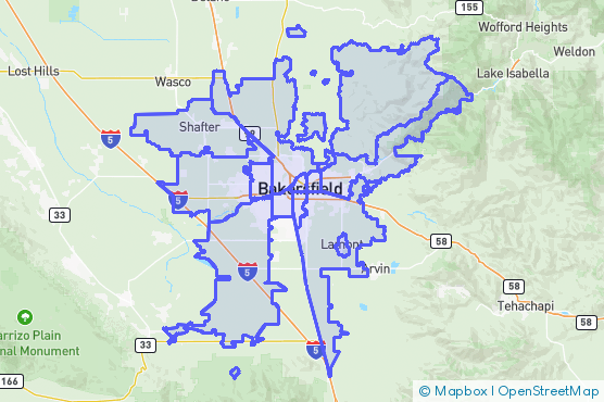 Service Area Map