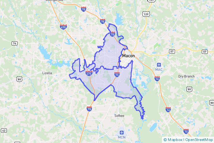 Service Area Map