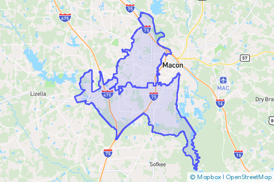 Service Area Map