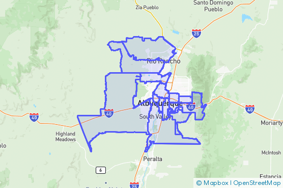 Service Area Map