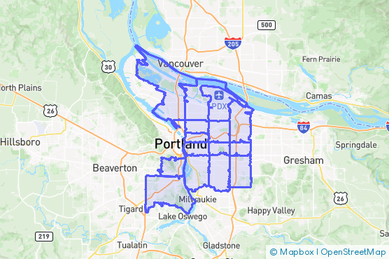Service Area Map