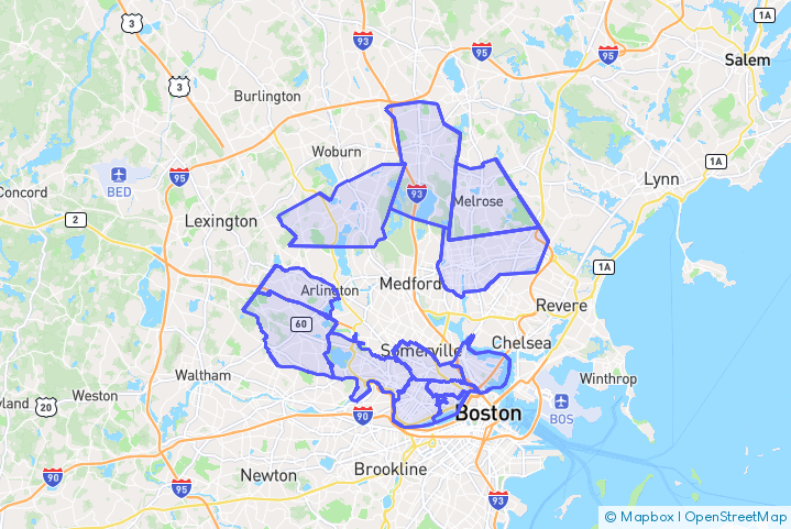 Service Area Map