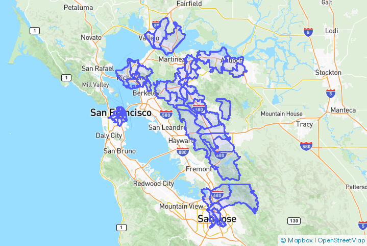 Service Area Map