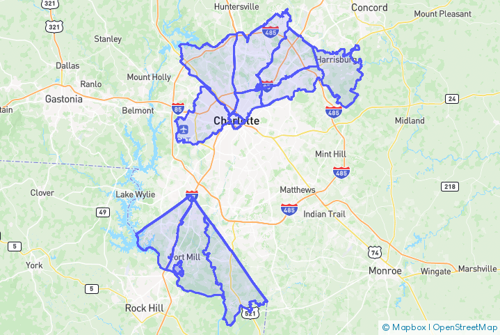 Service Area Map