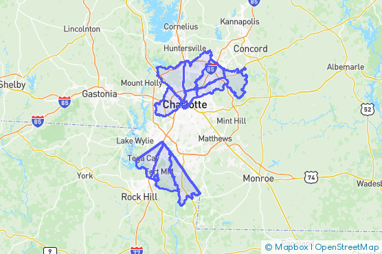Service Area Map