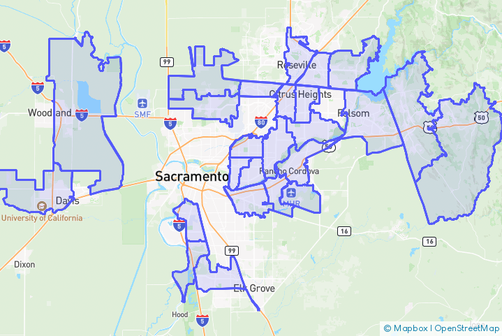Service Area Map