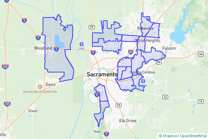 Service Area Map
