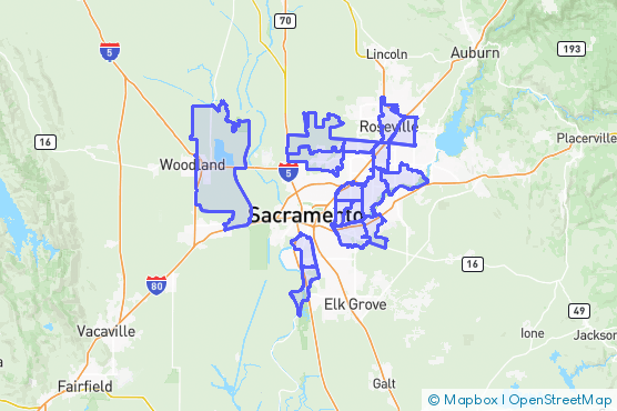 Service Area Map