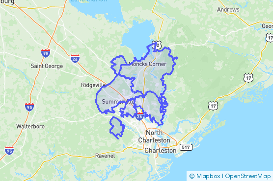 Service Area Map