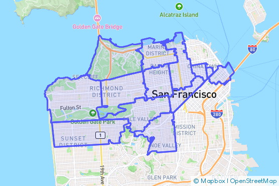Service Area Map