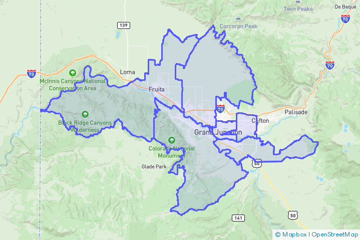 Service Area Map