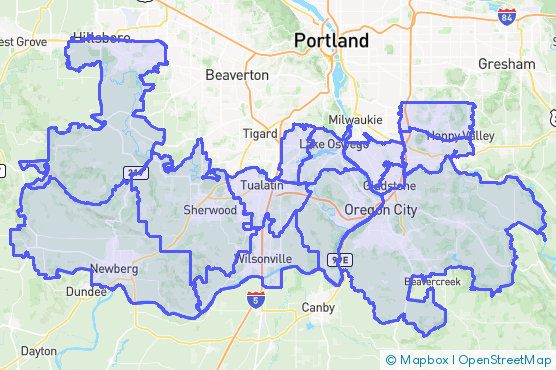 Service Area Map