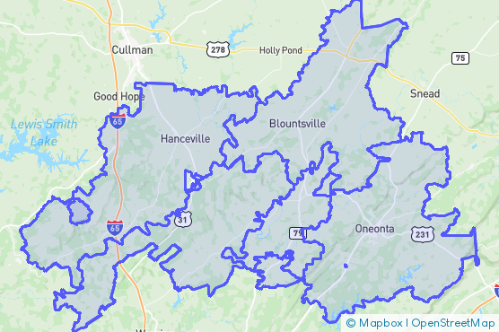 Service Area Map