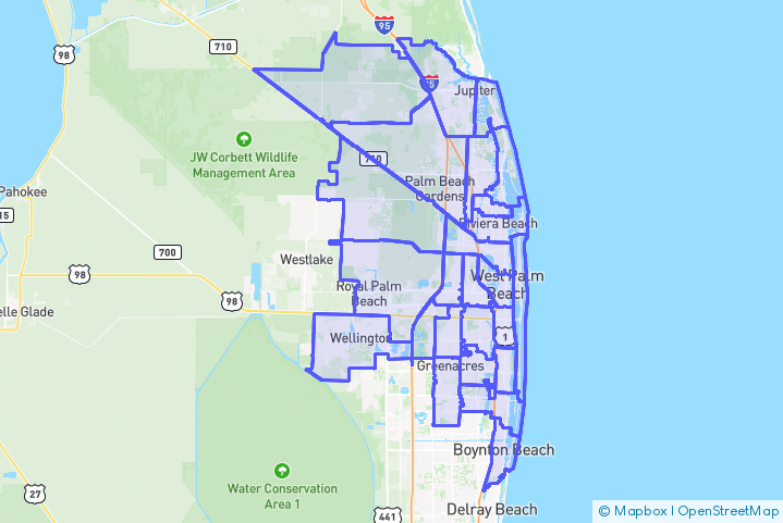 Service Area Map