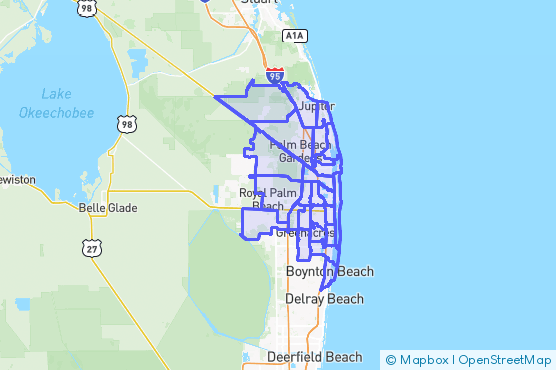 Service Area Map