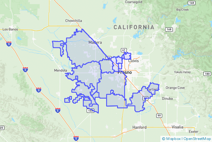 Service Area Map