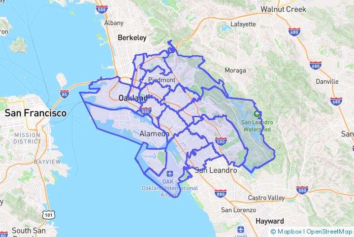 Service Area Map