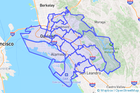 Service Area Map