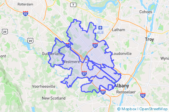 Service Area Map