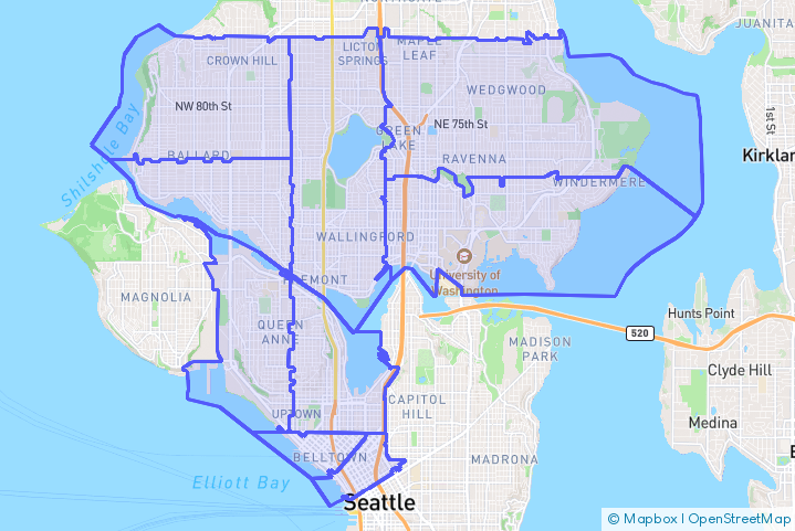 Service Area Map