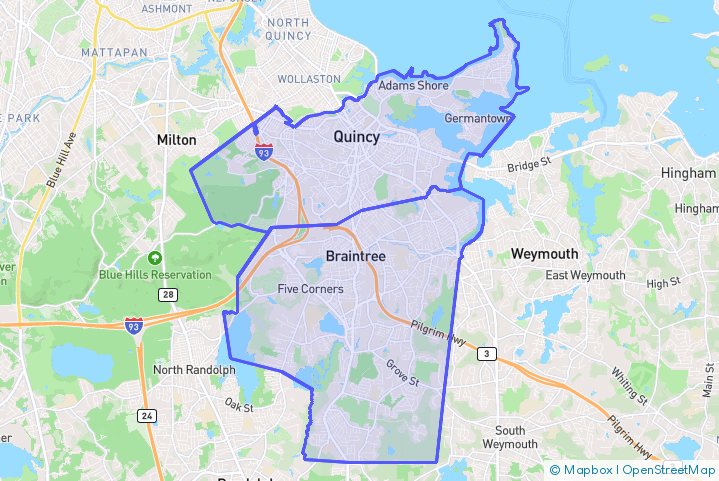 Service Area Map
