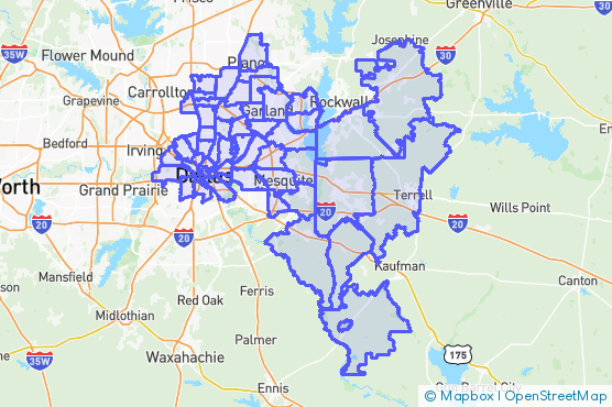 Service Area Map