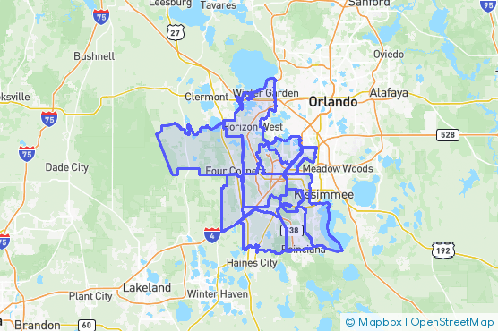 Service Area Map