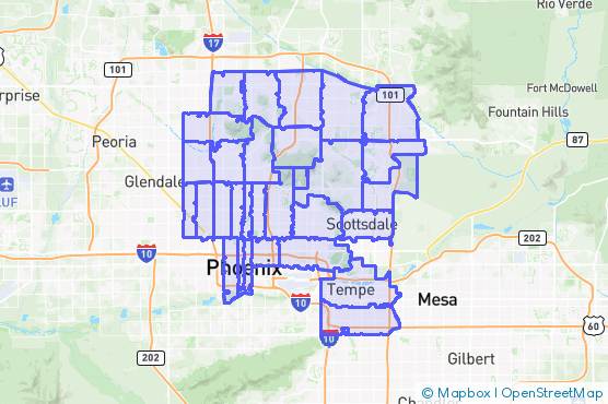 Service Area Map