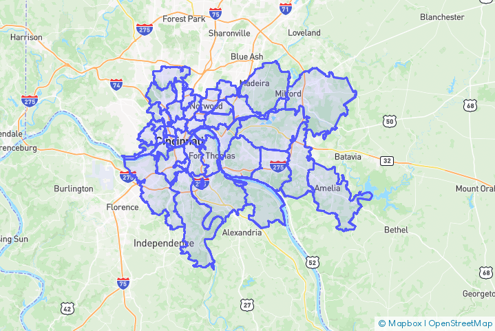 Service Area Map