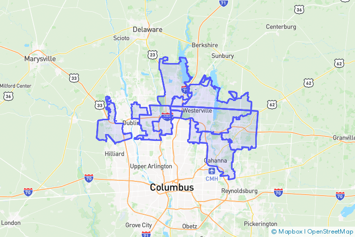 Service Area Map