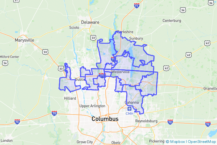 Service Area Map