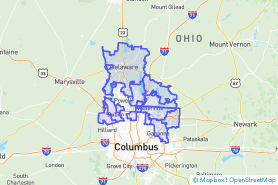 Service Area Map