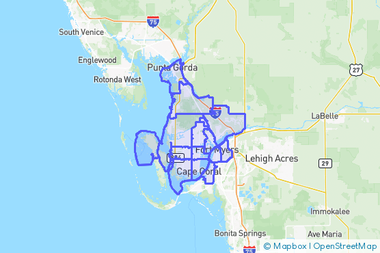Service Area Map