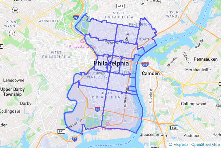 Service Area Map