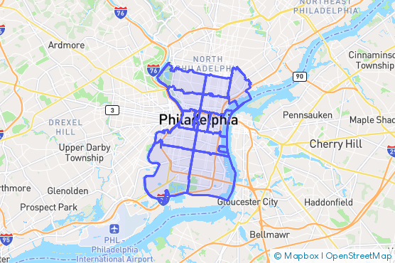 Service Area Map