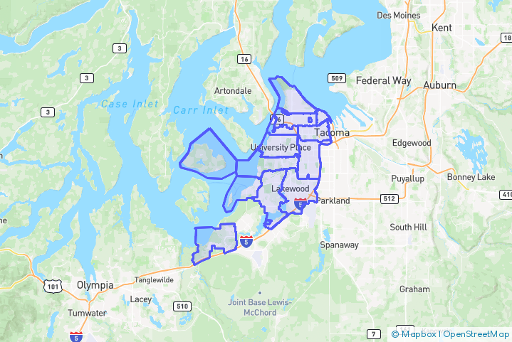Service Area Map