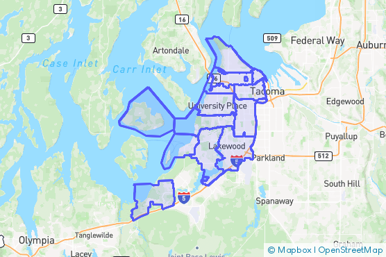 Service Area Map