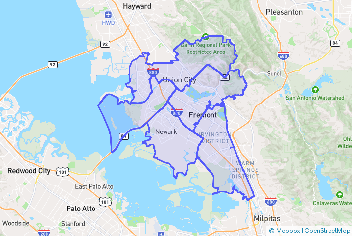 Service Area Map