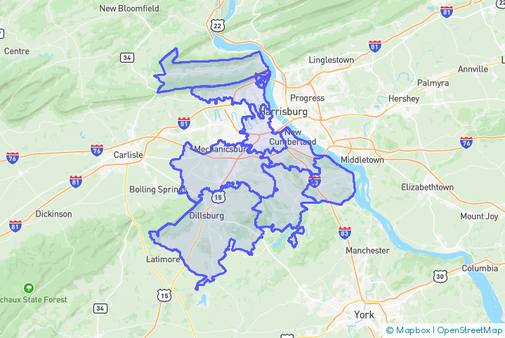 Service Area Map