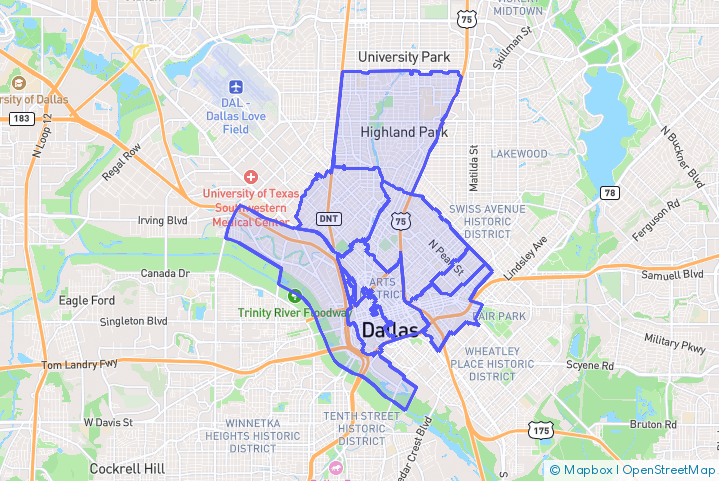 Service Area Map