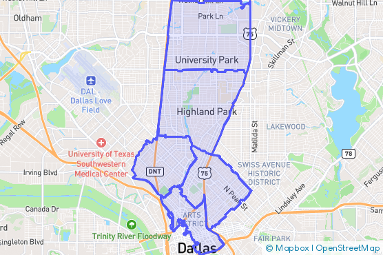 Service Area Map