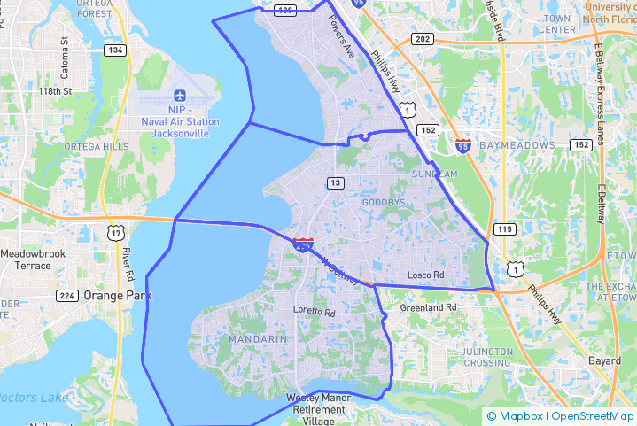 Service Area Map