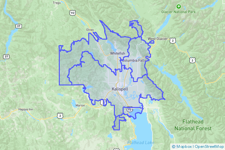 Service Area Map