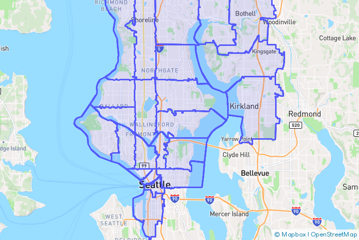 Service Area Map