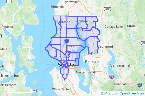 Service Area Map