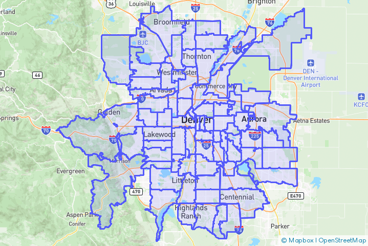Service Area Map