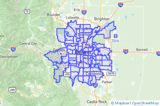 Service Area Map